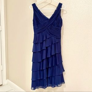 Patra flirty royal blue cocktail dress